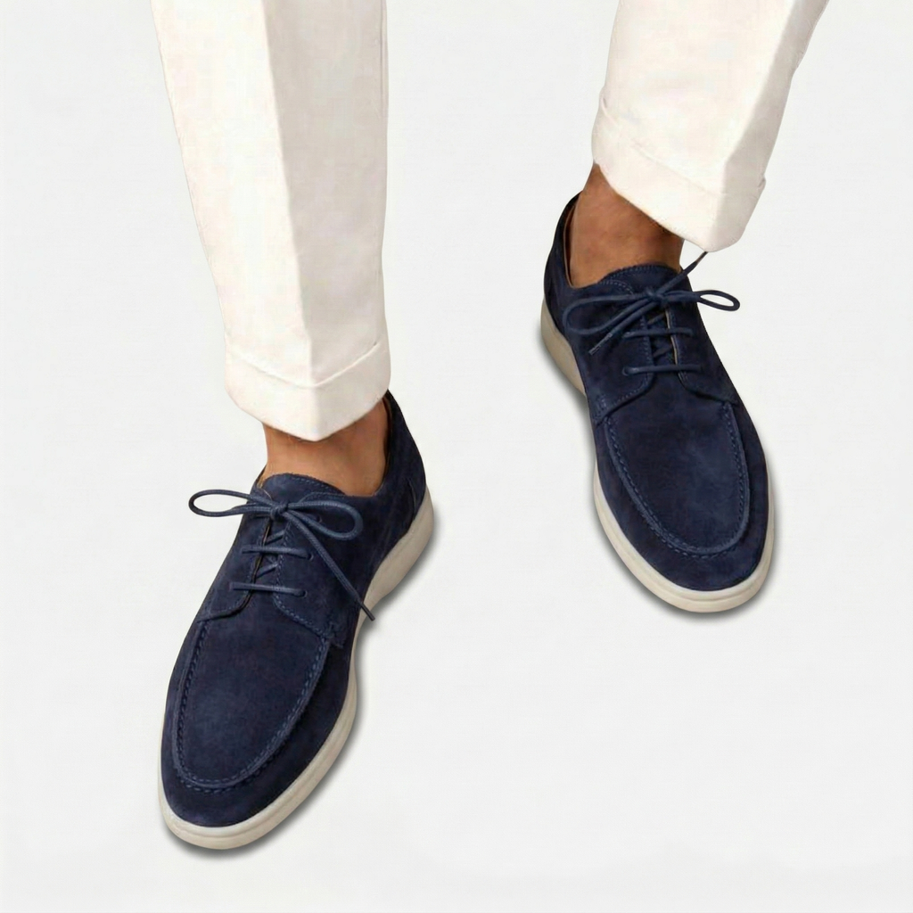 Rivaclo | Men's retro slip-on shoes – flat sole design