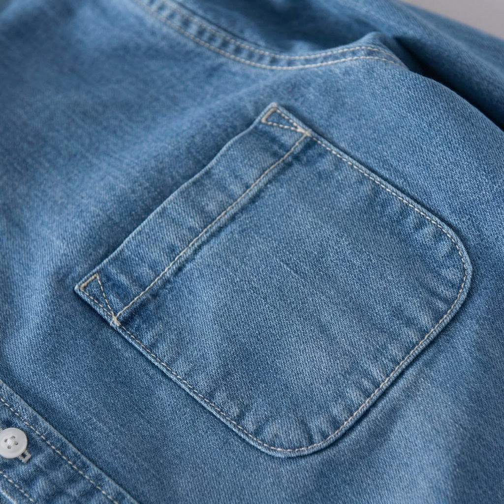 Rivaclo | Men's button-up denim shirt – classic design