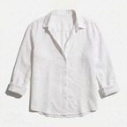 Rivaclo | Femme chemise style lin manches longues – coupe ample