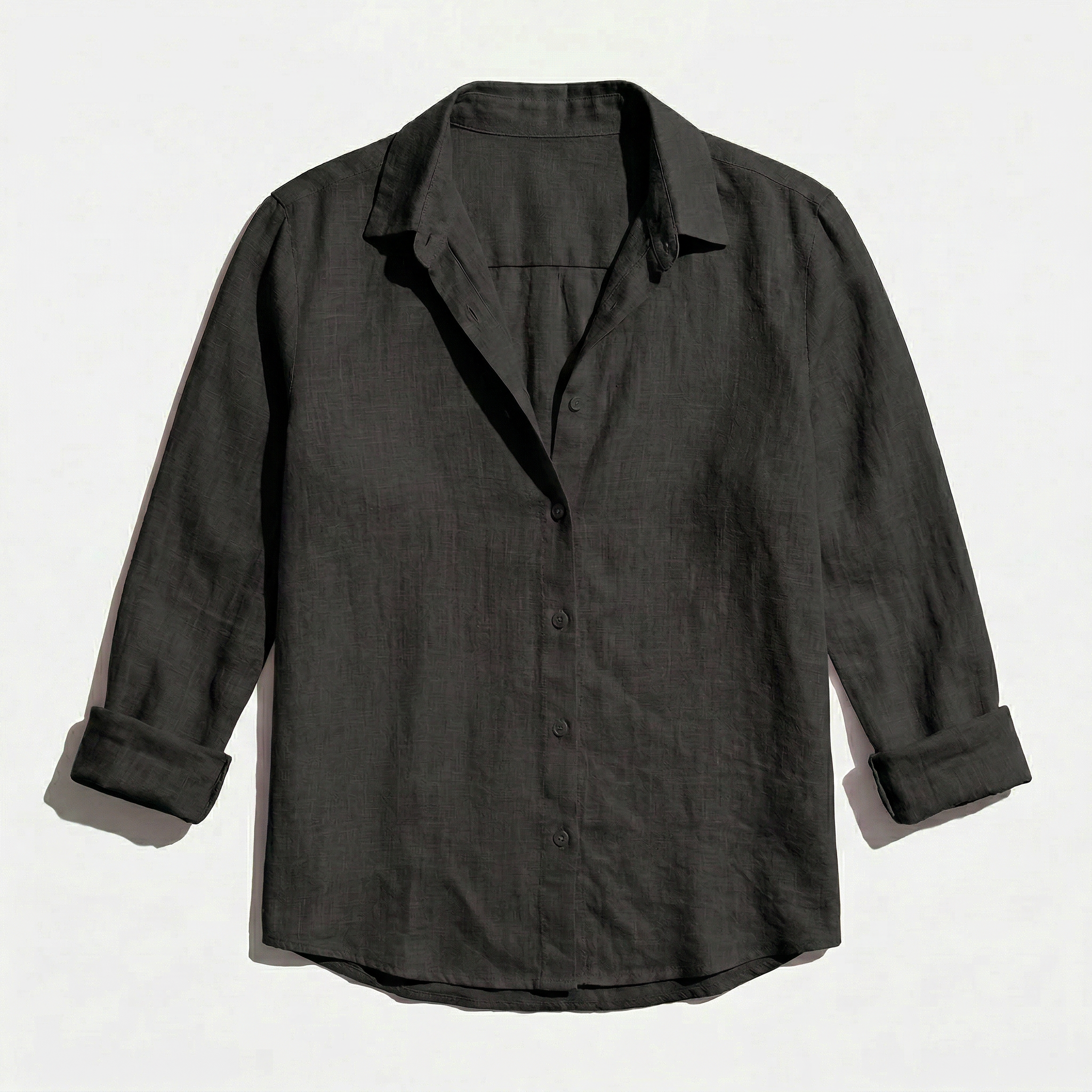 Rivaclo | Women's long-sleeve linen style shirt – loose fit