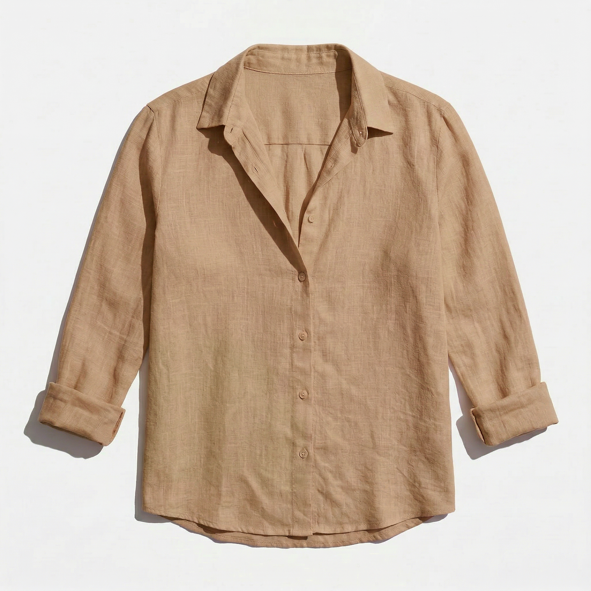 Rivaclo | Women's long-sleeve linen style shirt – loose fit