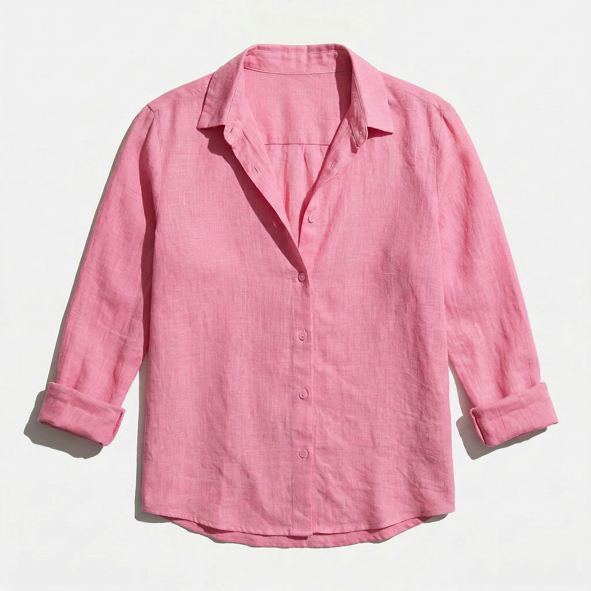 Rivaclo | Women's long-sleeve linen style shirt – loose fit