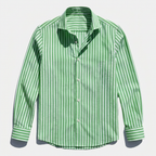 Rivaclo | Men's long-sleeve striped shirt – slim fit design
