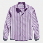Rivaclo | Men's long-sleeve striped shirt – slim fit design