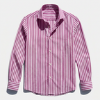 Rivaclo | Men's long-sleeve striped shirt – slim fit design