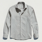 Rivaclo | Men's long-sleeve striped shirt – slim fit design