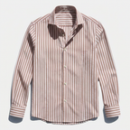 Rivaclo | Men's long-sleeve striped shirt – slim fit design