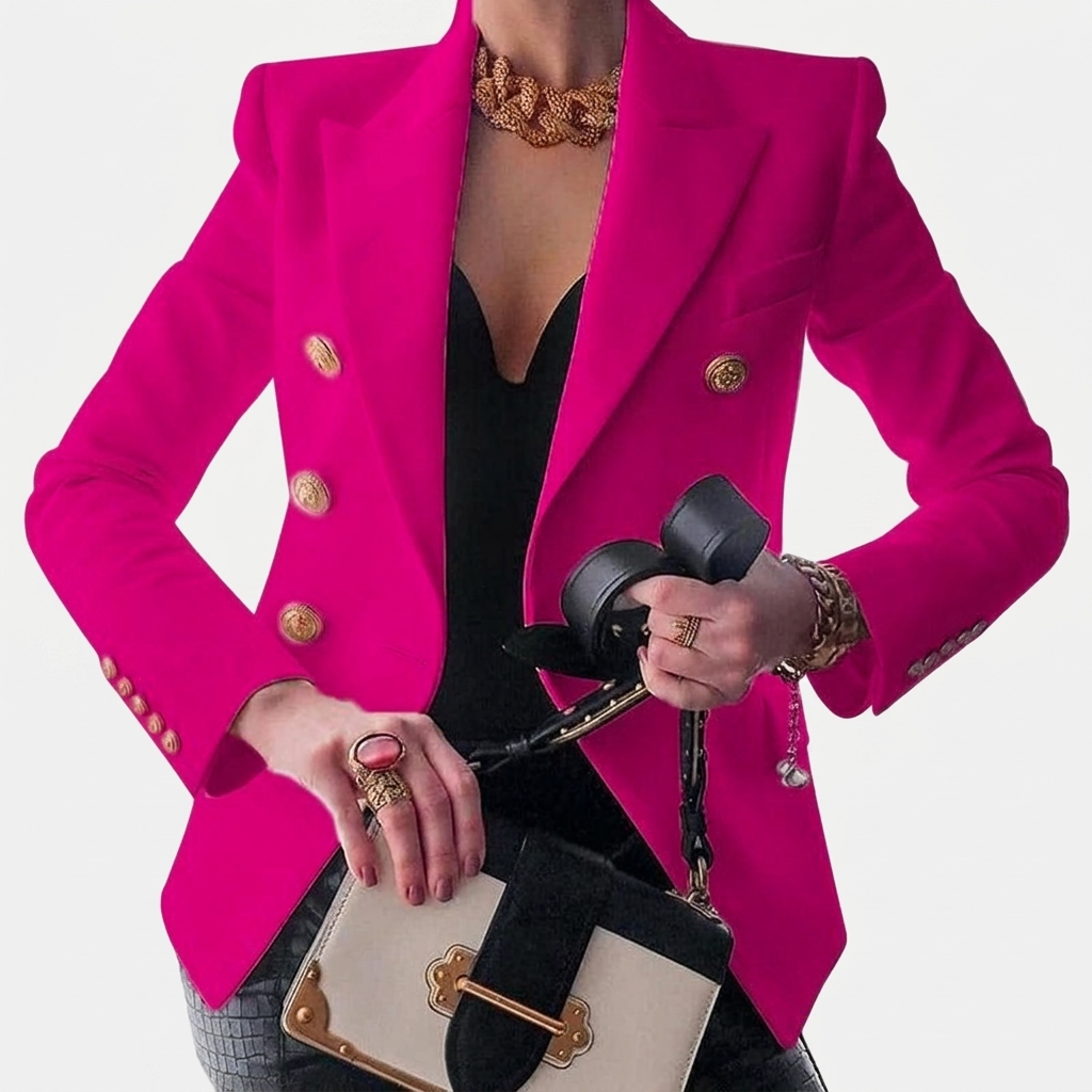 Rivaclo | Women's Structured Short Blazer – Fitted Design