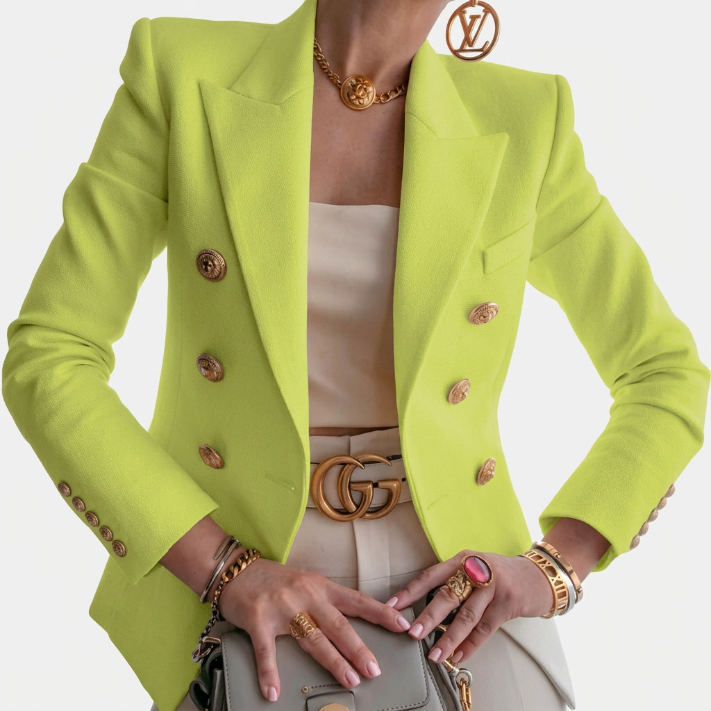 Rivaclo | Women's Structured Short Blazer – Fitted Design