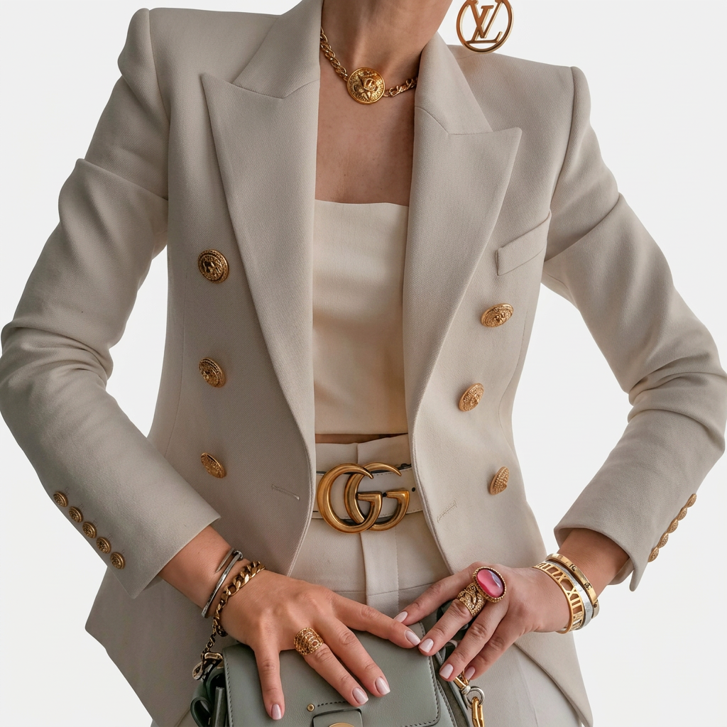 Rivaclo | Women's Structured Short Blazer – Fitted Design