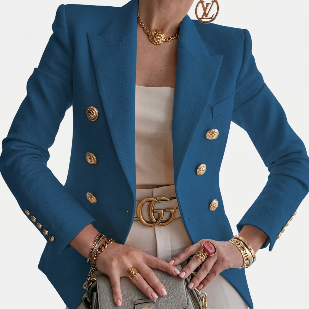Rivaclo | Women's Structured Short Blazer – Fitted Design