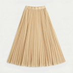 Rivaclo | Femme Jupe Plissée Longueur Mi-Mollet – Taille Haute