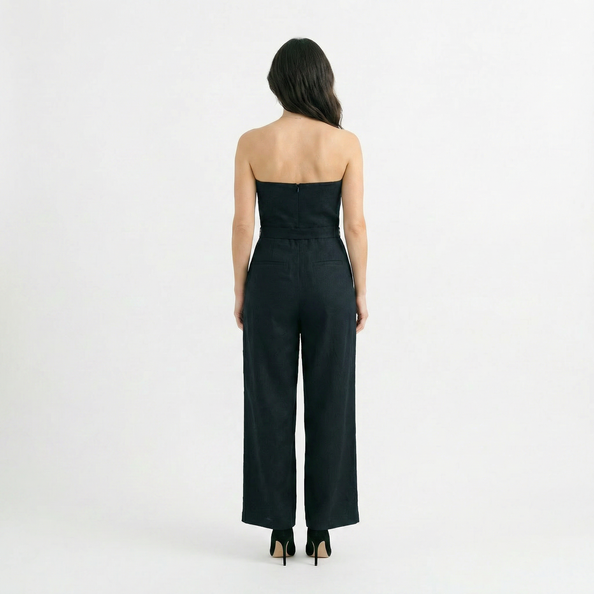 Rivaclo | Women's Loose Fit Strap Jumpsuit – Natural Flowing Drop