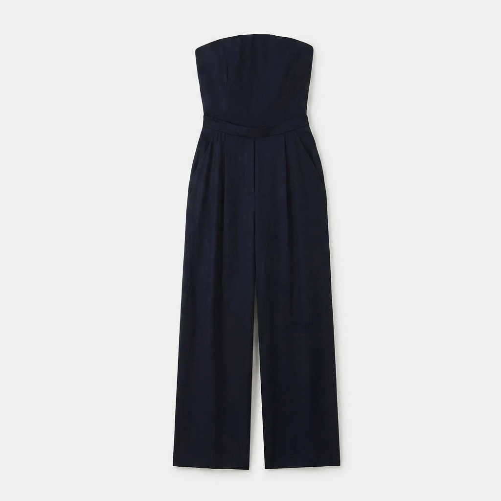 Rivaclo | Women's Loose Fit Strap Jumpsuit – Natural Flowing Drop