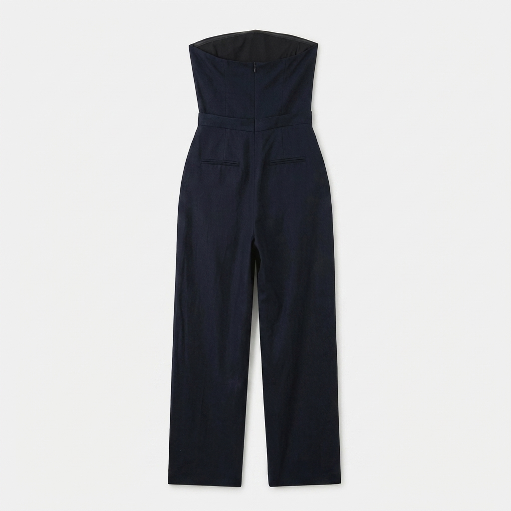 Rivaclo | Women's Loose Fit Strap Jumpsuit – Natural Flowing Drop