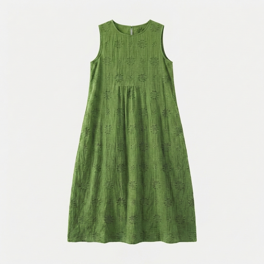 Rivaclo | Femme Robe Longue Imprimée – Forme Slim Définie