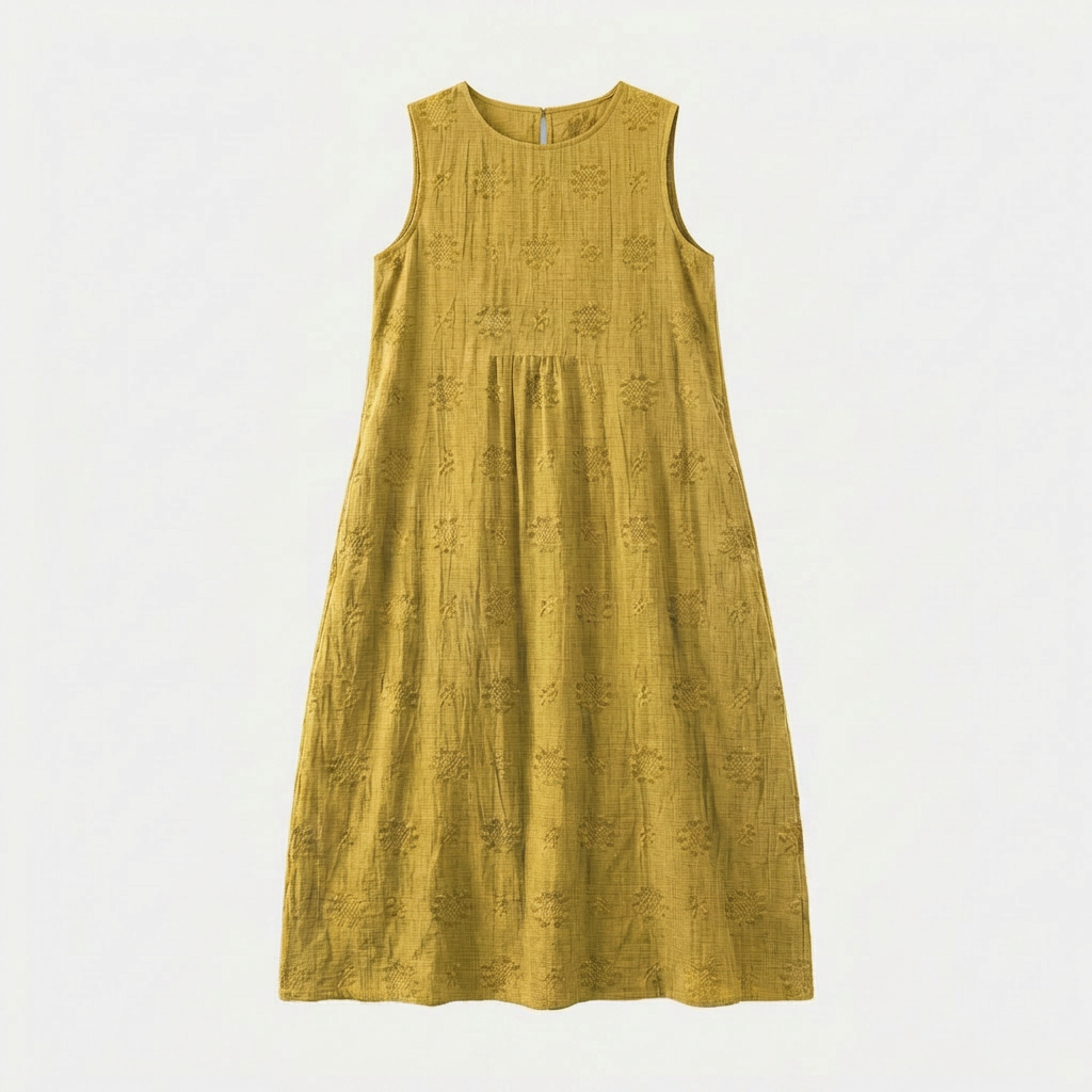 Rivaclo | Women's Long Printed Dress – Defined Slim Shape