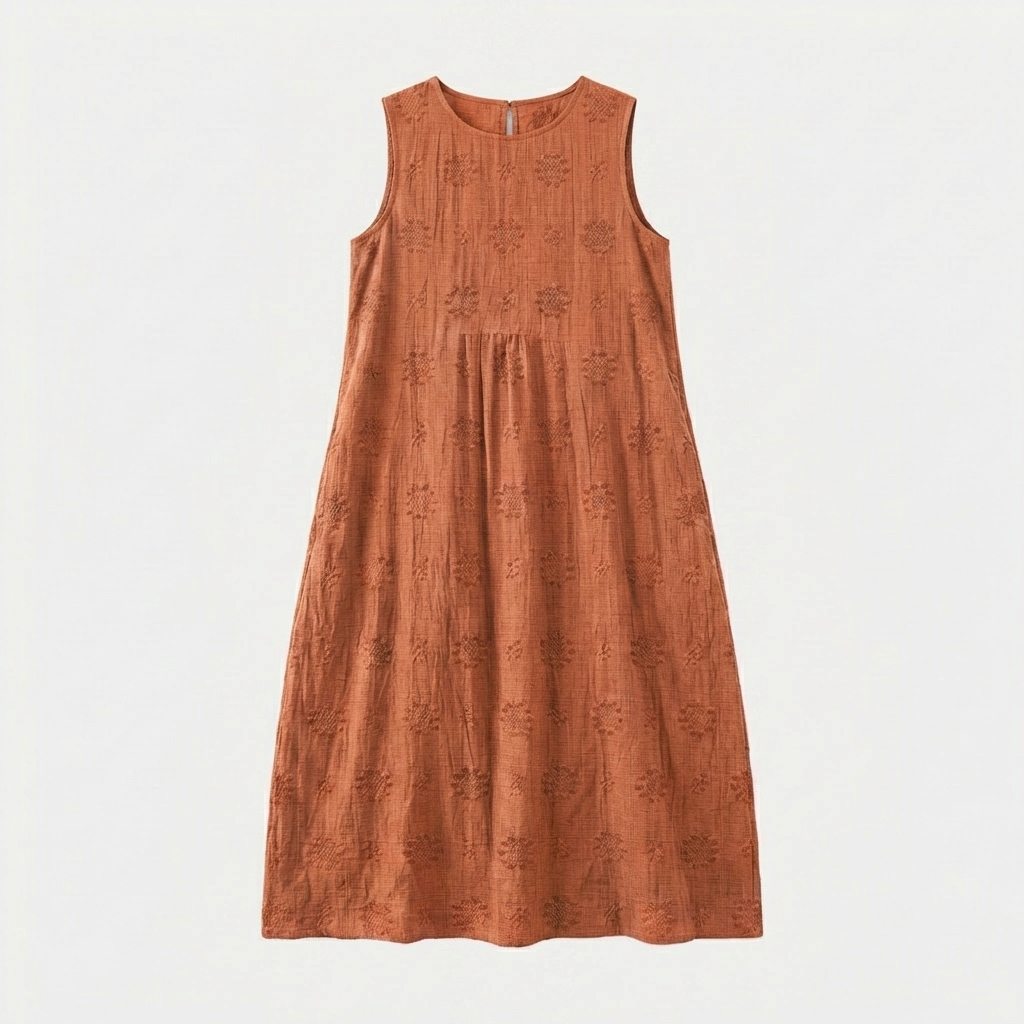 Rivaclo | Women's Long Printed Dress – Defined Slim Shape