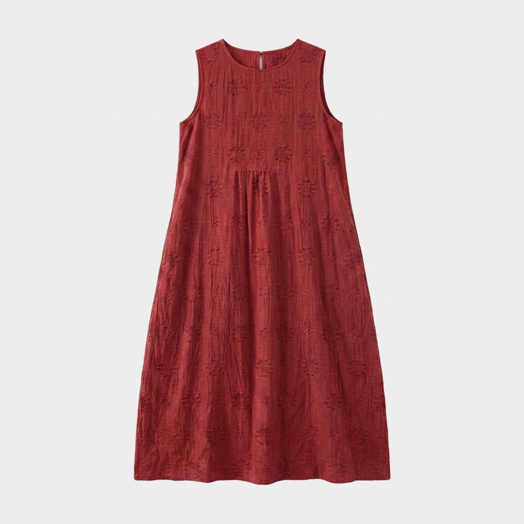 Rivaclo | Femme Robe Longue Imprimée – Forme Slim Définie