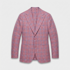 Rivaclo | Homme Blazer à Carreaux Manches Longues – Silhouette Professionnelle Nette