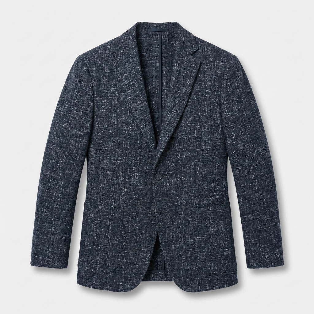 Rivaclo | Homme Blazer à Carreaux Manches Longues – Silhouette Professionnelle Nette