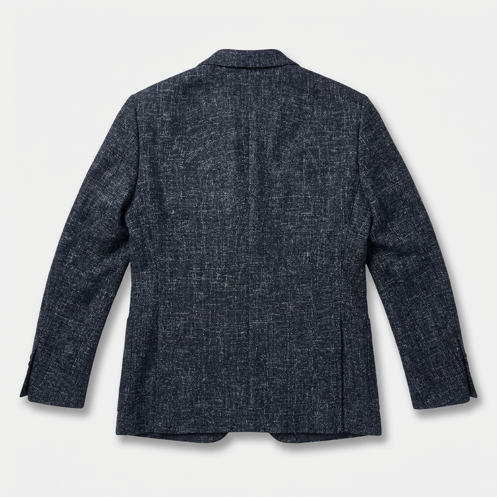 Rivaclo | Homme Blazer à Carreaux Manches Longues – Silhouette Professionnelle Nette