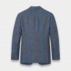 Rivaclo | Homme Blazer à Carreaux Manches Longues – Silhouette Professionnelle Nette
