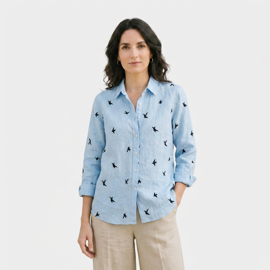 Rivaclo | Women's long-sleeve button-up shirt – Structured Look