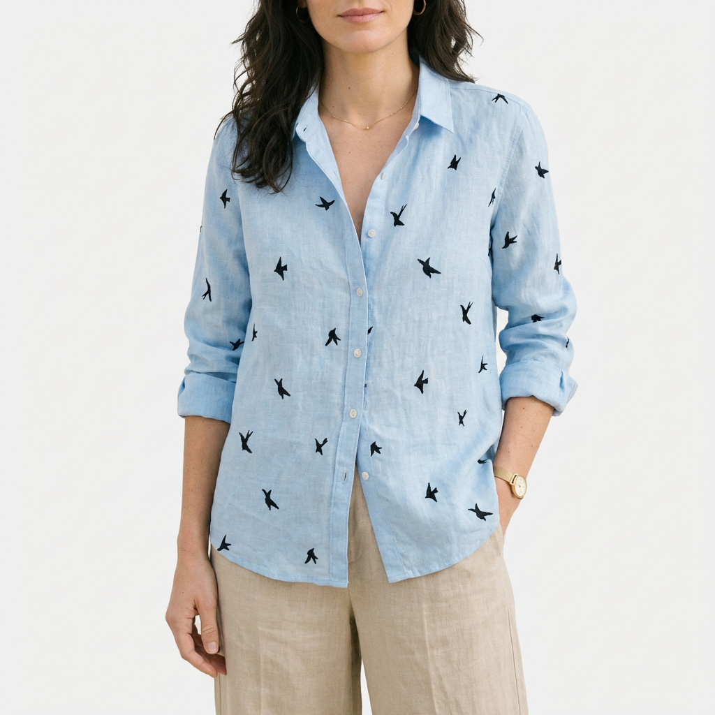Rivaclo | Women's long-sleeve button-up shirt – Structured Look
