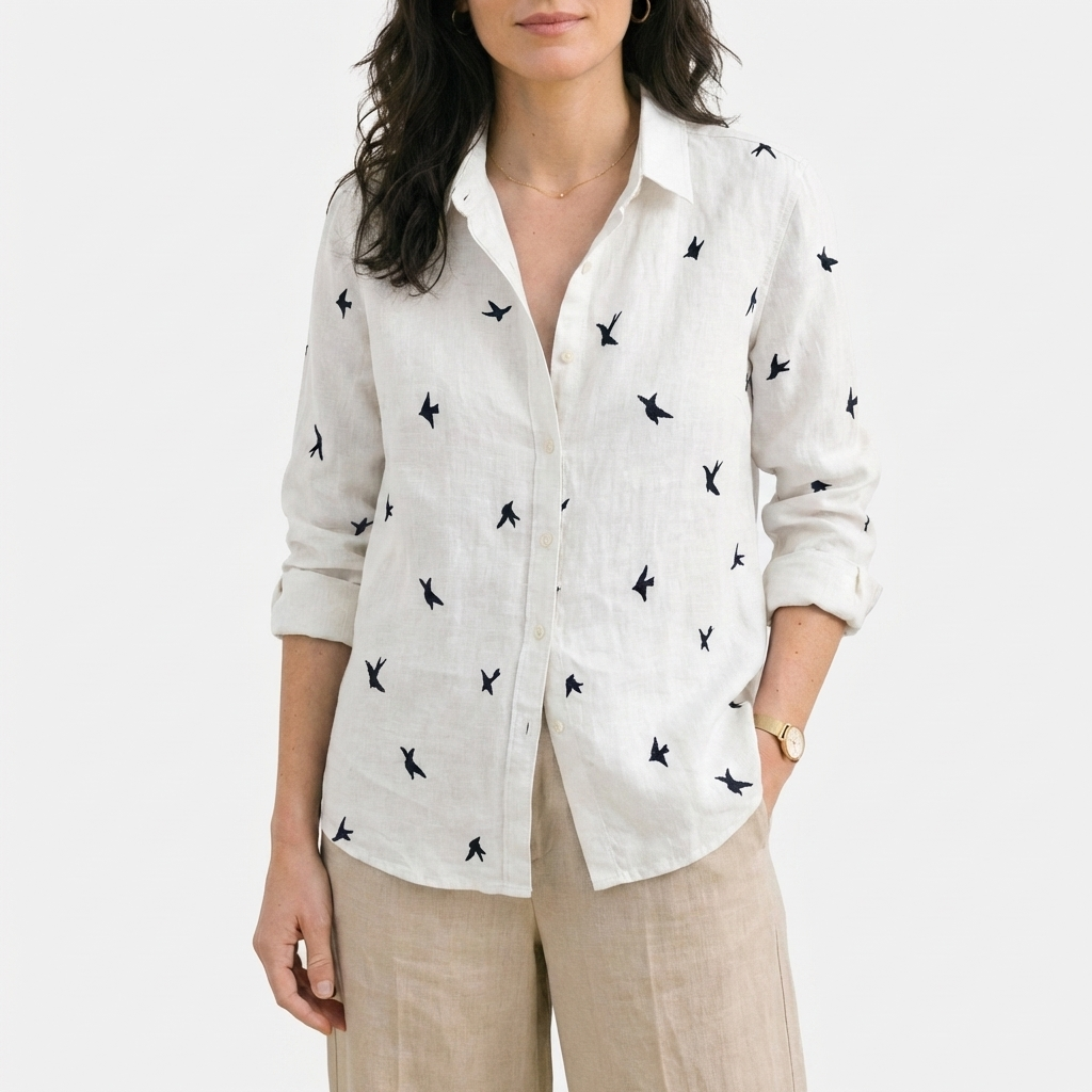 Rivaclo | Women's long-sleeve button-up shirt – Structured Look