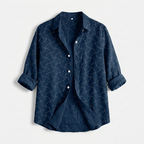 Rivaclo | Women's Floral Long Sleeve Shirt – Structured Buttoned Style