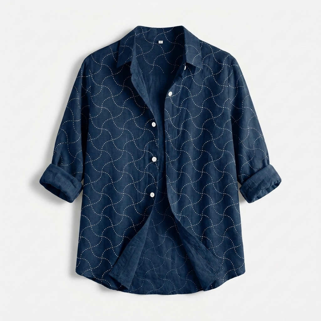 Rivaclo | Women's Floral Long Sleeve Shirt – Structured Buttoned Style