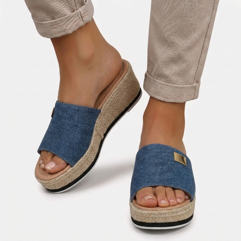 Rivaclo | Women's Oversized Platform Slippers – Bold Style