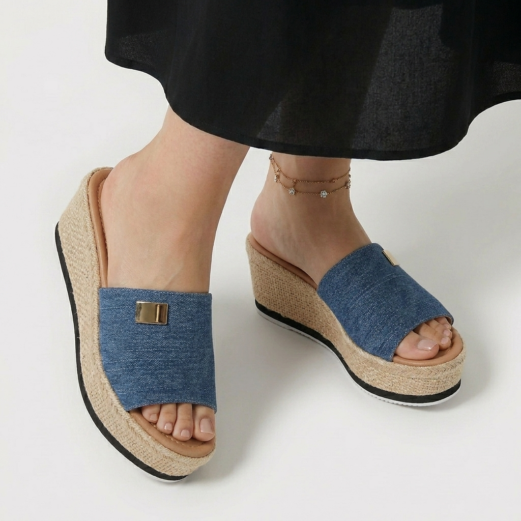 Rivaclo | Women's Oversized Platform Slippers – Bold Style