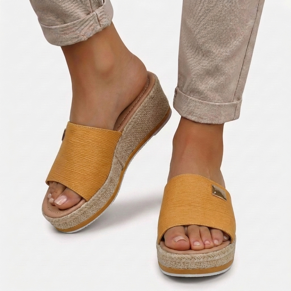 Rivaclo | Women's Oversized Platform Slippers – Bold Style