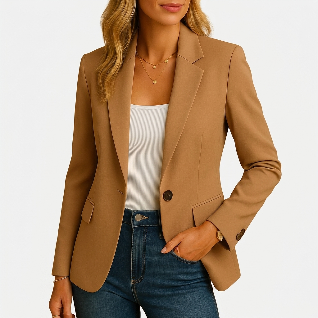 Rivaclo | Women's Buttoned Blazer – Modern Style