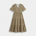 Rivaclo | Femme Robe Col V – Silhouette Fluide Raffinée