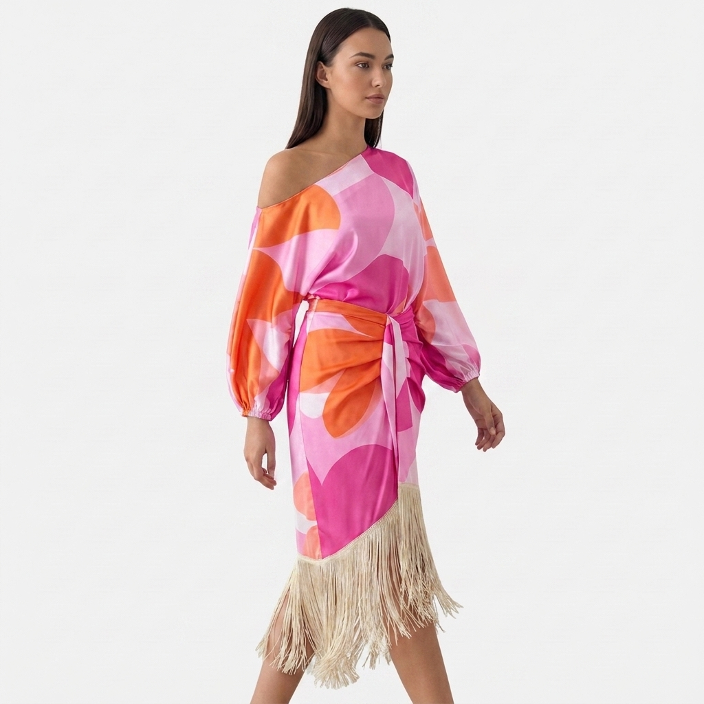 Rivaclo | Women's Two-Piece Skirt Set – Layered Hem Silhouette