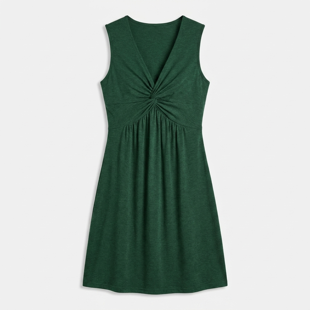 Rivaclo | Femme Robe en Maille Taille Définie – Silhouette Féminine