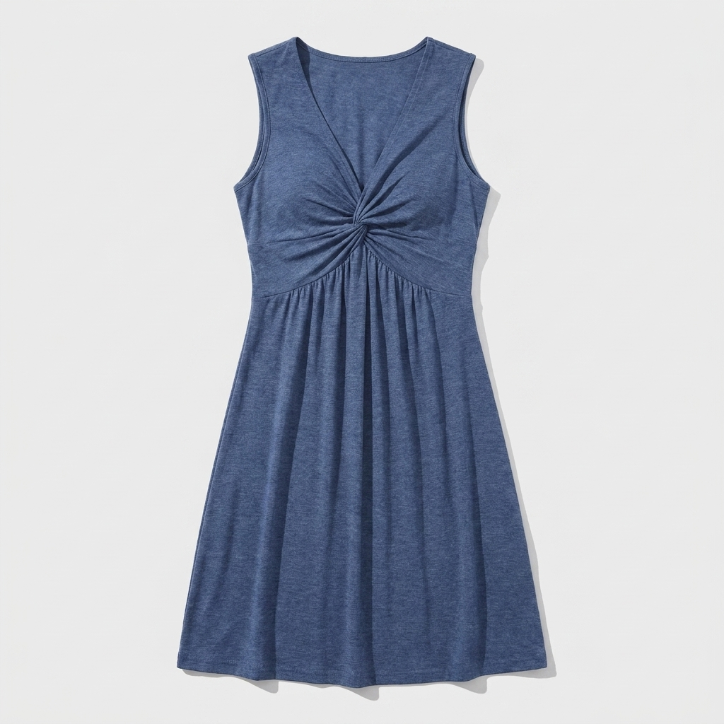 Rivaclo | Women's Defined Waist Knit Dress – Feminine Silhouette