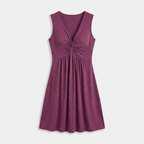 Rivaclo | Femme Robe en Maille Taille Définie – Silhouette Féminine