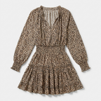 Rivaclo | Women's Floral Patchwork Dress – Long Sleeves