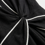 Rivaclo | Femme Robe Rayée Manches Courtes – Maxi