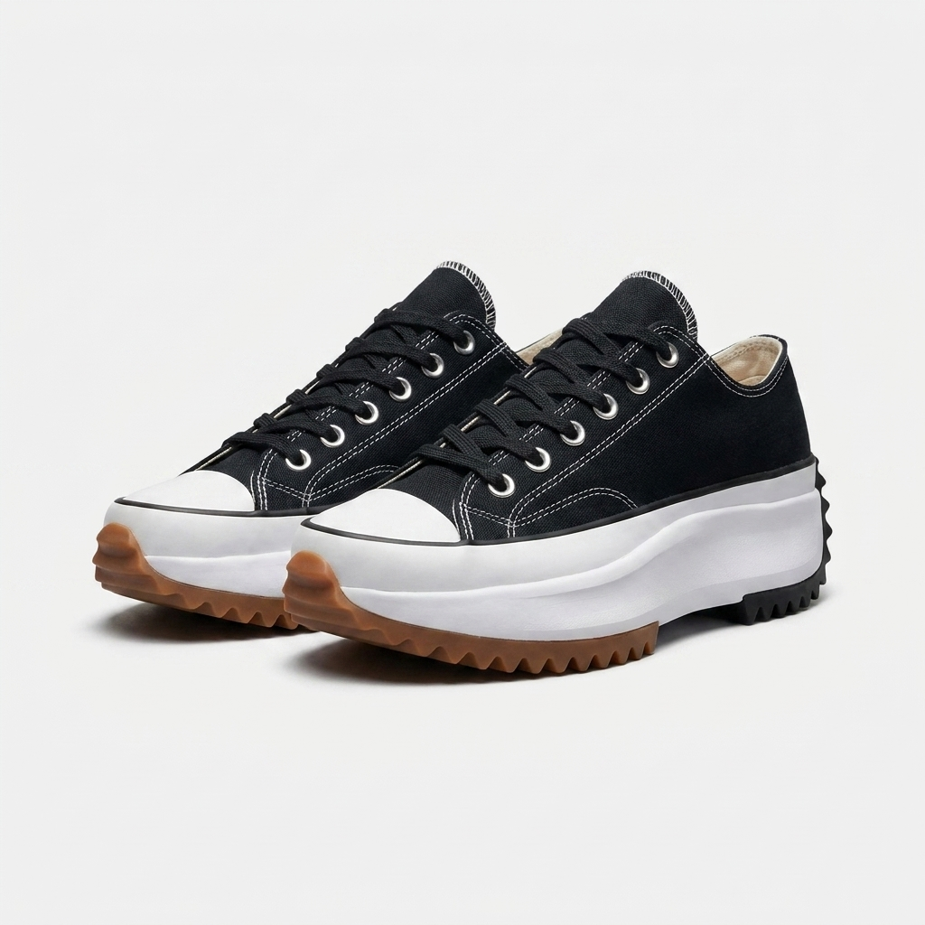 Rivaclo | Women's Low Lace-Up Sneakers – Thick Sole
