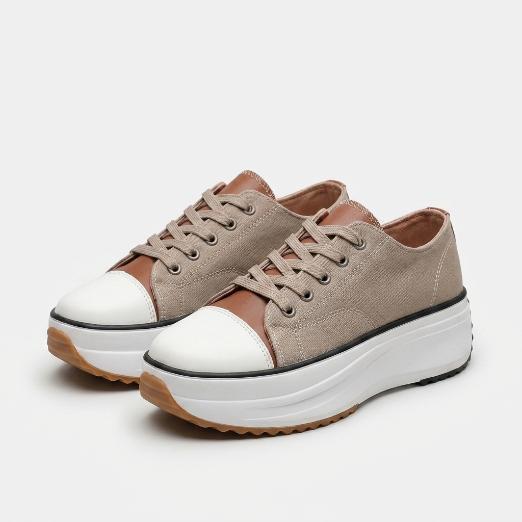Rivaclo | Women's Low Lace-Up Sneakers – Thick Sole