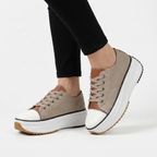 Rivaclo | Women's Low Lace-Up Sneakers – Thick Sole