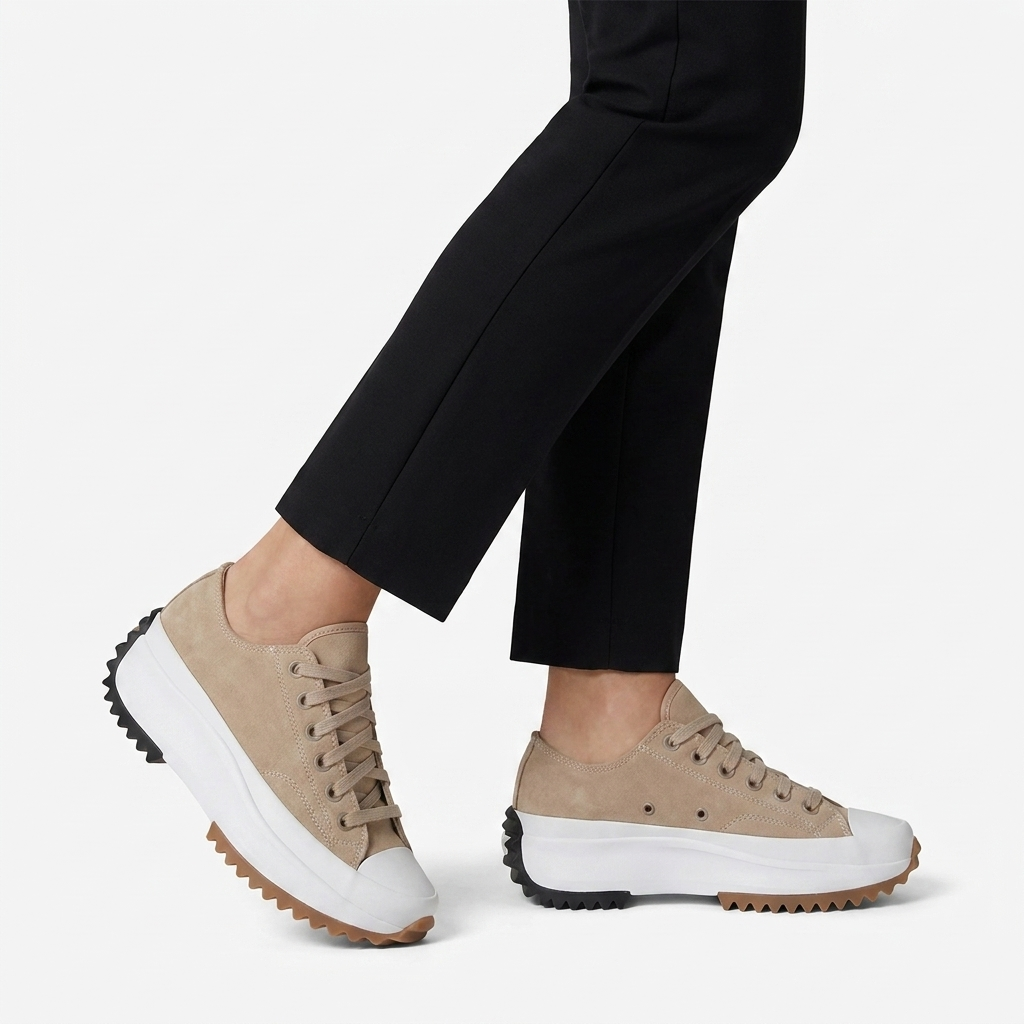 Rivaclo | Women's Low Lace-Up Sneakers – Thick Sole
