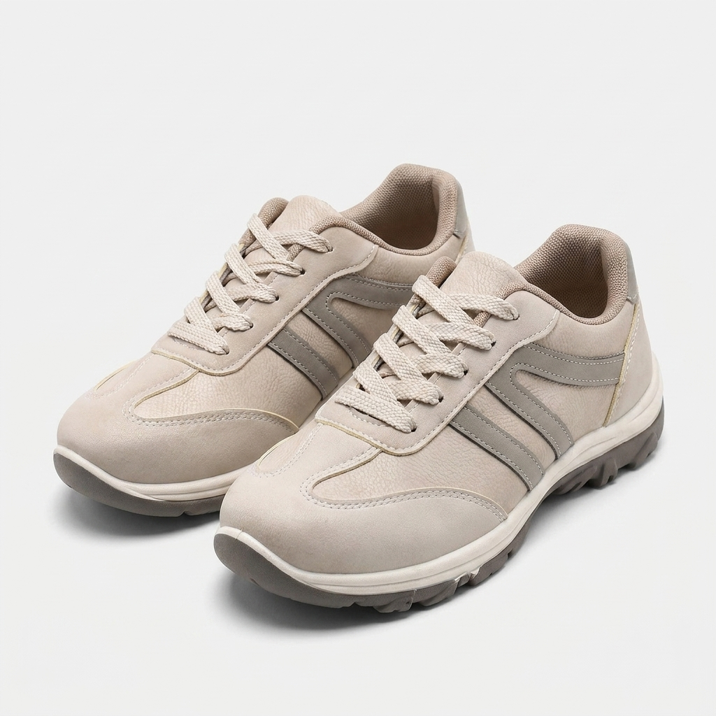 Rivaclo | Women's Color Block Lace-Up Shoes – Structured Retro Design