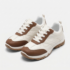 Rivaclo | Women's Color Block Lace-Up Shoes – Structured Retro Design