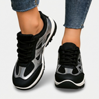 Rivaclo | Women's Color Block Lace-Up Shoes – Structured Retro Design